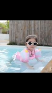 Áo phao tay ngực họa tiết hoạt hình giúp bé tập bơi mới nhất 2024