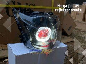 reflektor lampu depan beat karbu modif biled proji 2.5inc dan 4inc