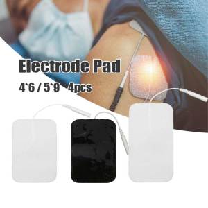 4Pcs TENS Electrode Pad Ems Nerve Muscle Stimulator Patch - 4*6 / 5*9cm