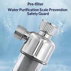 Reusable Stainless Steel Spin Down Sediment Water Filter for Faucets & Household Appliances