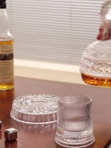 Rotating Crystal Glass Drinking Ware