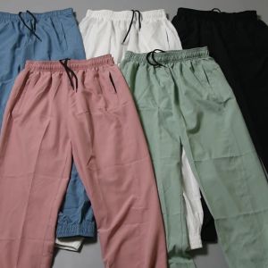 Quần Jogger nữ thể thao chất gió nhung cao cấp tập gym mặc nhà dạo phố.