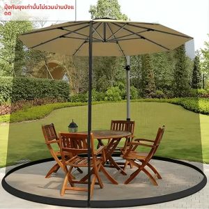 มุ้งกันยุงร่มลานพร้อมประตูซิป เชือกรูดด้านบนปรับได้ มุ้งกันยุงร่มฟุตไม่มีก้าน