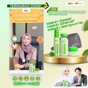 REGLOW - Glowing Skin Treatment Mencerahkan Melembabkan | Anti Penuaan Dini