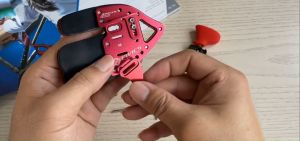 Fivics | Saker 1 Finger Tab for Outdoor Traning Olympic Archery Accessories