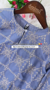 Sedondon Raya 2026 ~ Baju Kurung Pahang DHIDAYA By Dmimi | Material Luxe Embroidery