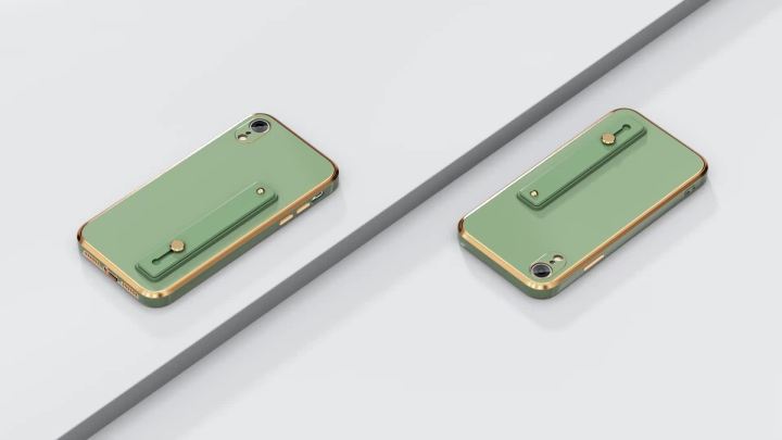 VENINGO iPhone X Case,iPhone XS Case,Phone case for iPhone X/XS,Slim Fit Soft with Adjustable Wristband Kickstand Scratch Resistant Shockproof Cover for Apple iPhone X/XS 5.8", Matcha Green