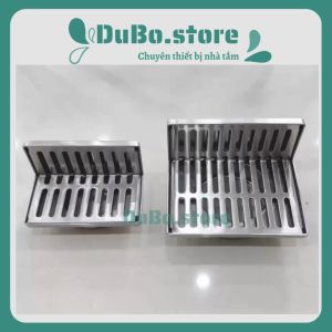 Phễu ga thoát sàn góc hình chữ L ống xả bên hông Thép không gỉ 304 Chống ăn mòn phòng tắm DuBo.store