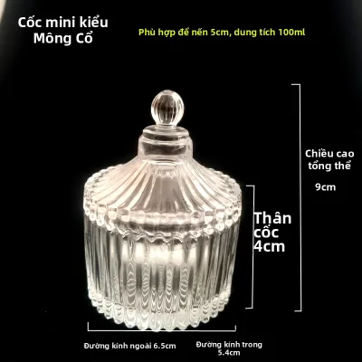Đế Nến Kính Nhỏ Tinh Tế Lãng Mạn