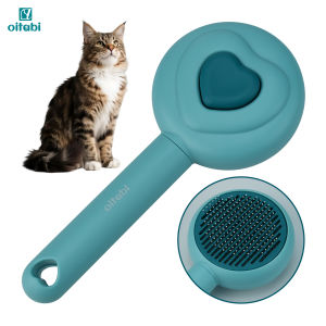 Oitabi Self Cleaning Slicker Brush Dog Brush & Cat Brush with Massage Particles Removes Loose hair & Tangles Skin Friendly