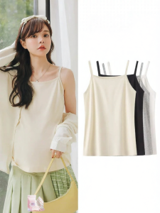 MIDULI | Pregnant Women Summer Wear Thin Inner Vest