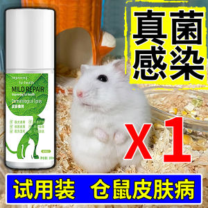 Hamster Skin Disease Medicine Pet Hair Loss Antibacterial Fungal Infection Redness Itching Antibacterial Spray for Small Pets