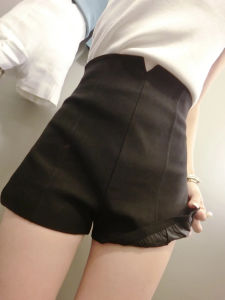 Quần Ống Rộng Cạp Cao Cỡ Lớn Quần Short Màu Đen Thời Trang Hàn Quốc Quần Ống Rộng Dáng Chữ a Cho Nữ Quần Dài Thường Ngày Mùa Thu Đông