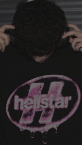 Kings kaos streetwear Hellstr Purple raster premium kerah bulat katun 24s