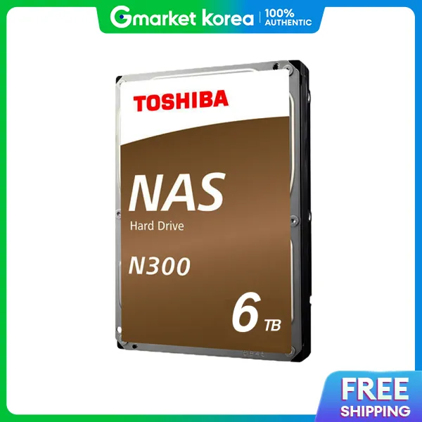 Toshiba | Toshiba Official Distributor Toshiba Nas Hard N300 Hdd 6Tb / 6Tb 7200Rpm / 512Mb Cache Memory Cmr