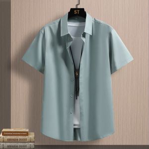 Kawadu | Ice Silk Business Casual Anti-Wrinkle Short Sleeve Shirt