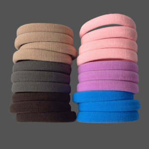 ที่คาดผมยางยืดขนาดเล็กและใหญ่ ที่คาดผมผ้าขนหนู ที่คาดผมยางยืด ไม่ทำลายผม ที่คาดผมแบบเรียบง่ายและน่ารัก