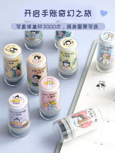 Iconic Cute Cat Girl Stamp Clear Stamp Album Decoration Photographic Sensitivity Black Ink No Need to Carve Stamp