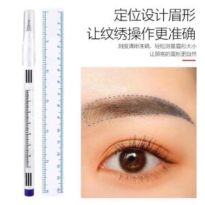 White Marker Pen Eyebrow Design Waterproof Frame Semi-Permanent Makeup Tools for Tattooing And Beauty Eyebrow Temptation