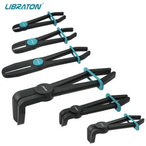 Libraton Hose Clamp Pliers Hose Pinch Off Pliers Line Clamps 6PCS Hose Pinch Pliers Straight & 90° Plastic Hose Clamp Pliers