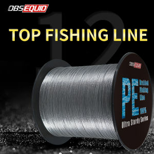OBSEQUIO X12 Fishing Line Braided Line Japanese Quality PE Line 0.6-6.0 300/500/1000M High Strength Sea Fishing Main Line