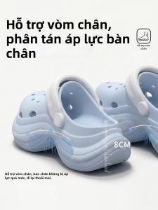 ECAC | Black Breathable Elevated Beach Sandals