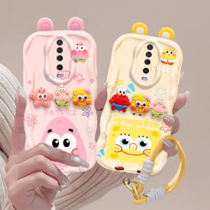 RedmiK30i/K30PRO Phone Case Silicone Soft Shell Female Version Full Cover Protection Cute Cartoon Anti-Fall Design