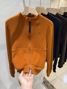 LUOSHAO | Double Zip Hoodie with Turtleneck and Patchwork Design