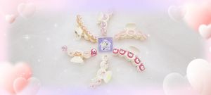 Kẹp tóc nữ hàn quốc cute phụ kiện bé gái kẹp càng cua lớn gắp tóc cong cào hoạt hình Hàn Quốc 11cm xinh đẹp - thương hiệu Vợ Chồng Tôi