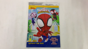 Marvel Spiderman Activity Fun Pack For Kids With Activity Book 4 Colour Pencils & Over 50 Stickers