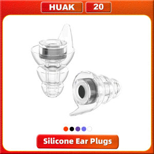 HUAK High Fidelity Concert Ear Plugs Silicone Hearing Protection Earplugs Noise Reduction Music Ear Plugs for Concerts