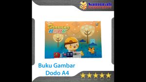 Buku Gambar Dodo Ukuran A4 1 pak isi 10 Buku / Drawing Book Uk A 4 / Buku Sketsa Mengambar Kecil Untuk TK SD SMP SMA
