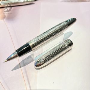 JD-149 Luxury Writing Roller ballpoint Pen Metal Pen Of Gold / Silver Trim Fancy Pen Gift for Men& Women In Executive Offices
