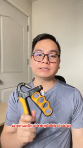 Kìm bóp tay điều chỉnh lực 5-100kg đếm số điện tử tay cầm chống trượt tập lực tay tập gym KBT620