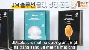 Mặt Nạ Mắt JM solution Ngừa Lão Hóa Chiết Xuất Keo Ong Chiết Xuất Ngọc 90g Marine Luminous Pearl Deep Moisture Eye Patch