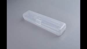 2PCS Toothbrush Box Transparent Organizer Case Travel Portable Toothbrush Holder Plastic Toothpaste Box Storage Container