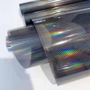 Fog Tail Light Lamp Stickers Car Laser Honeycomb Headlights Taillight Lamp Vinyl Wrap Automobile Headlight Tint Waterproof Films