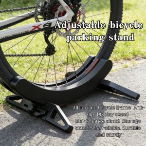 Portable Bicycle Rack Floor-Standing Bicycle Accessory Road Bicycle Accessory Adjustable Bicycle Parking Stand Bicycle Rack