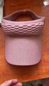 Summer Ponytail Baseball Caps Women Empty Top Tennis Golf Hats Outdoor Sun Visor Hat