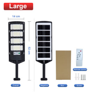 New Upgrade Solar Led Lights Outdoor Sensing Remote Control Sunlight Power Spotlight Waterproof Street Garden Outdoor Solar Lamp