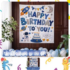 ETY | Trang Trí Tường Phông Sinh Nhật Phong Cách Công Chúa