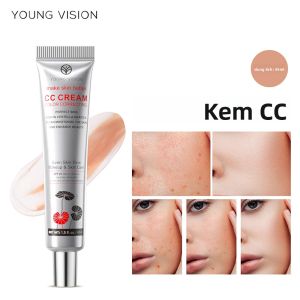 45Ml Kem Che Khuyết Điểm Điều Chỉnh Màu CC Dành Cho Nữ Chống Thấm Nước Chống Mồ Hôi Lâu Trôi Tự Nhiên Che Kem Nền Mỹ Phẩm