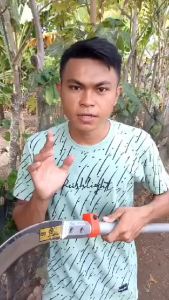 KLS Palm King / PK Long 43cm / Sesuai Digunakan Untuk Pokok Tinggi Sawit & Pertanian / Sabit Egrek Siap Diasah