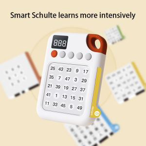 Handheld Game for Kids 6-12 Schulte Grid Focus Trainer Attention Training Toys Sensory Fidget Toys Puzzle Game Machine