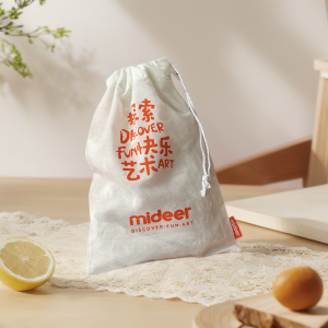 High Quality Cotton Sack Buggy Bag Small Cloth Bag Travel Portable Classification Organizing Folders Dustproof Drawstring Bag Drawstring Bag