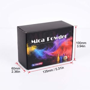Bộ Bột Màu Thạch Cao 12 Màu Dùng Cho Thủ Công DIY Làm Đồ Thủ Công Bằng Nhựa Bê Tông Xi Măng Thạch Cao Dụng Cụ Làm Đồ Trang Sức