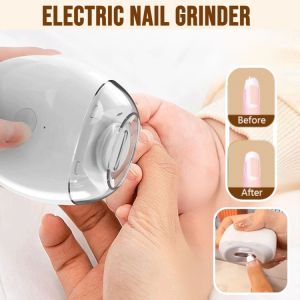 Electric Nail Grinder Nail Trimmer With Led Light Painless  Polisher Nail Remove Cleaning Portable Electric Nail Grinder