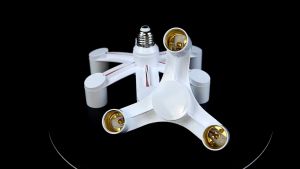 Fitting Lampu Bohlam Studio LED Cabang 5 220V 100W E27 - HUH-4851 TaffLED