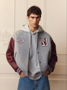 Jack Jones | Autumn New Patch Embroidery Casual Batting Jacket Loose Coat