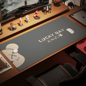 xy | Trendy Leather Oversized Anti-stain Cartoon Mouse Pad